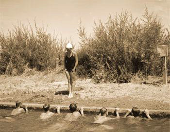 Swimming Lesson(Rupert, Idaho: July 1942 )