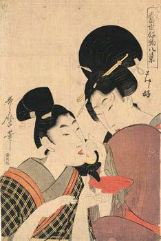 Sake zuki - Utamaro Kitagawa - Library of Congress - Washington - 1801